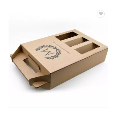 Cardboard Custom Gift Premium Packaging Bon Bon Boxes Wine Chocolate Paper Gift Box Wine Box