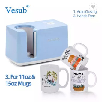 Vesub New Auto Mug Heat Press Machine for Sublimation 11-15oz Mugs / 2