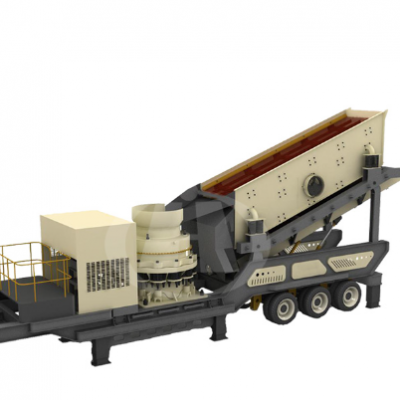 Big Capacity Quarry Processing System Mobile Rock Crushing Plant
