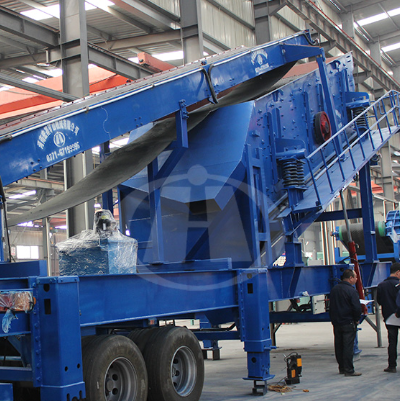 Small Granite Mining Crushing Screening Mobile Impact Crusher Equipment / 3