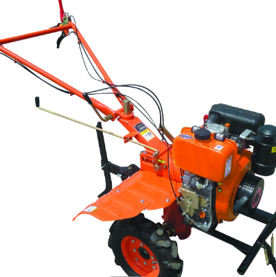 6.5HP 173F electric start diesel engine power farm cultivator tiller mini cultivators / 2