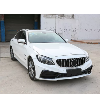 Trendy W205 PP Body kit For Mercedes W205 Body Kit Class C With Exhaust Tips Car Bumpers / 3