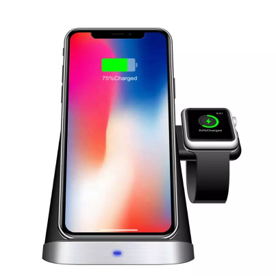 3 in 1 Qi Wireless Charger For iPhone 10W Fast Wireless Charger Dock Station for Apple watch 2 3 4 A / 1