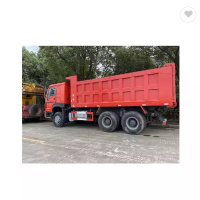 Used Cheap Price 10 Wheel Tipper Howoo China Diesel Engine Gross Dimensions Modified Color Double Ve