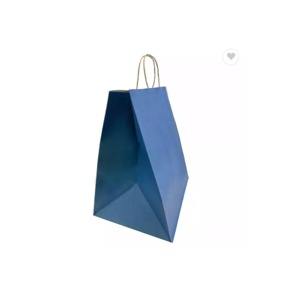 Navy Paper Bags with Twisted Handles 14x10x15.75 inches / 3