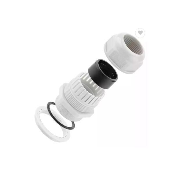 Wholesale IP68 pg11, High Quality white Black Grey Electrical Waterproof with Nut Plastic Nylon PG C / 3