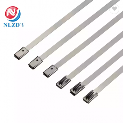 Stainless Steel Cable Tie Metal Wrap Straps 304 material Multi-Purpose 4.6*300 Zip Ties