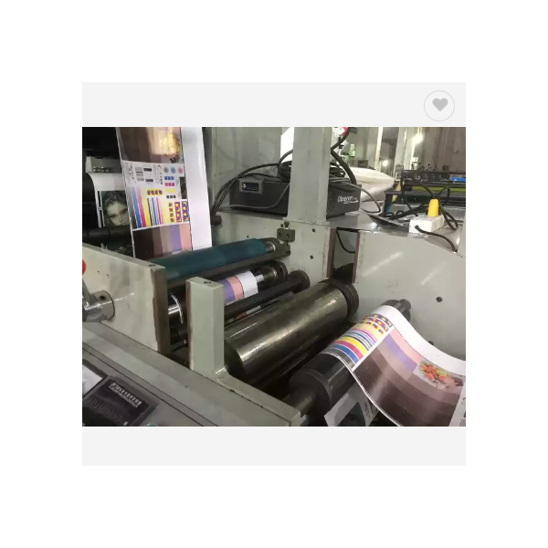 Semi-Automatic high speed flexographic adhesive color sticker printing machine label printing machin / 3