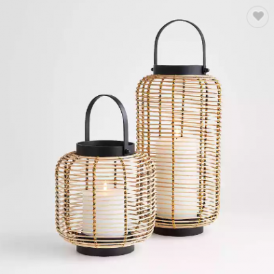 Cheap handmade modern design decorative bamboo weave lantern