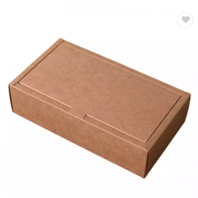 Supplier Custom Premium Quality Cardboard Tea Packaging Kraft Paper Shipping Box with Sticker