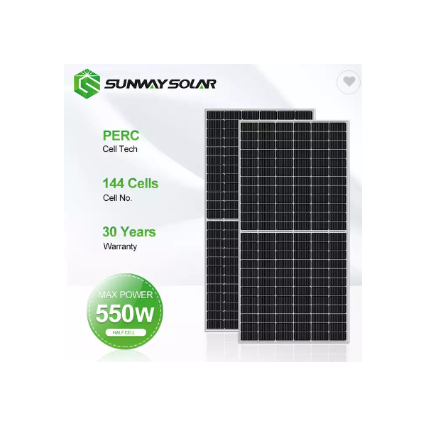 China Sunway Solar Roof Panels 530W 540W 550W Monocrystalline Solar Panels Prices / 2