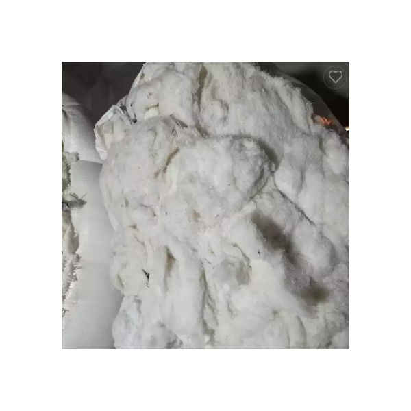 A ONE QUALITY RECYCLED COTTON FIBER FOR SPINNING AND BEDDING FILLING MATERIAL DIRECT FROM- Manufactu / 2