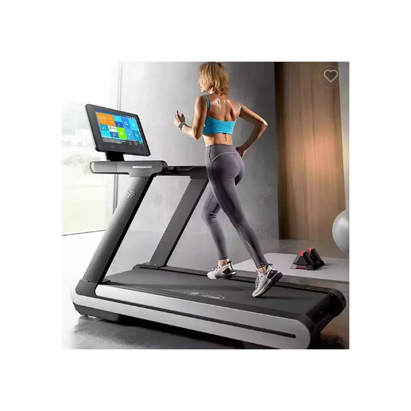 YPOO exercise sport big 18.5 inch screen treadmill machine incline semi commercial mini treadmill / 3