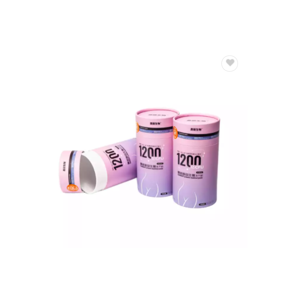 custom cylinder paper tube box round paper tube for probiotic powder packaging / 1