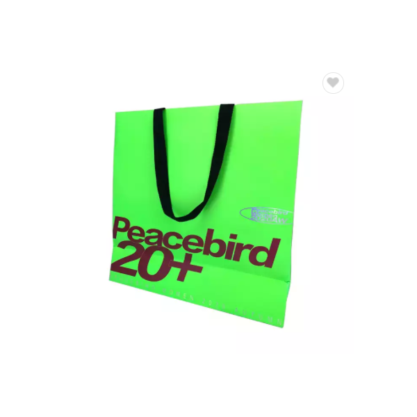 Wholesale custom logo Gold Foil LOGO Luxury Black Gift Bags Shopping bags Cardboard Paper Bags / 3