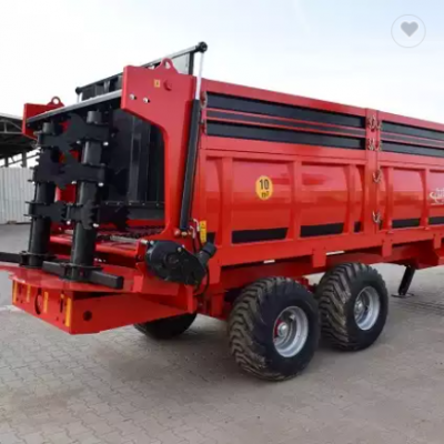 Powerful manure spreader fertilizer spreader trailer