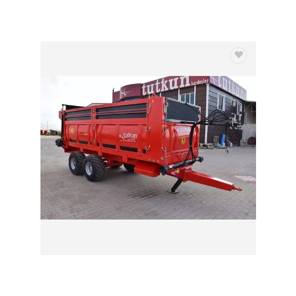 Powerful manure spreader fertilizer spreader trailer / 3