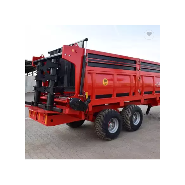 Powerful manure spreader fertilizer spreader trailer / 1