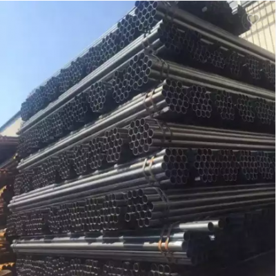 Ms Steel ERW carbon ASTM A53 black iron pipe welded sch40 steel pipe for building material 2 buyers