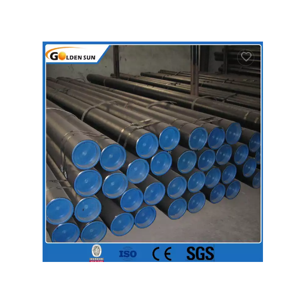 Ms Steel ERW carbon ASTM A53 black iron pipe welded sch40 steel pipe for building material / 2