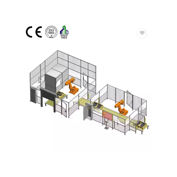 Industrial safety wire mesh fence for robot automation and machine tool / 3