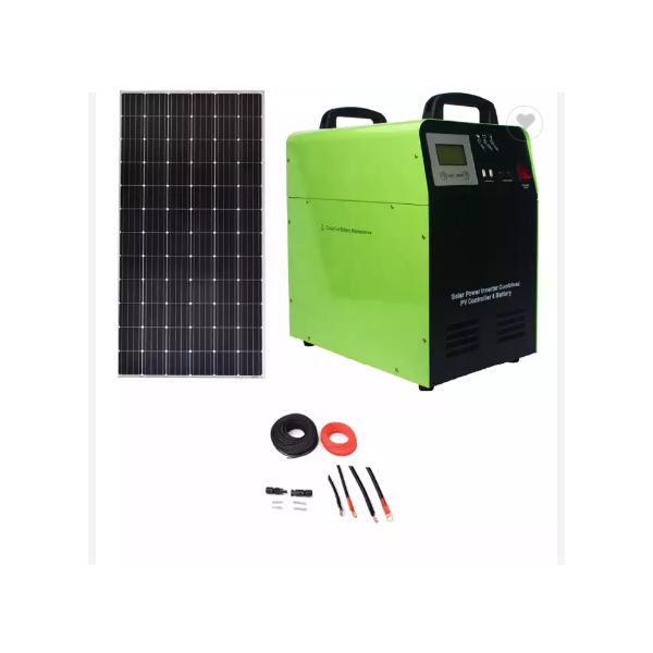 Portable Home Solar Generator System 200W 300W ; Portable Solar Kit 200w 300W DC Solar Kit Complete  / 1