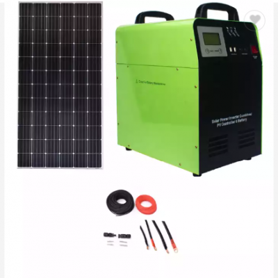 Portable Home Solar Generator System 200W 300W ; Portable Solar Kit 200w 300W DC Solar Kit Complete