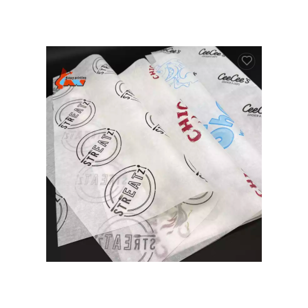 Greaseproof Burger Food Wrapping Deli Wrap Paper / 3