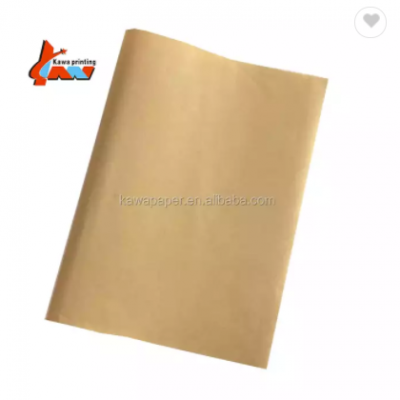 55gsm Custom Plain Brown Kraft Tissue Paper Wrapping Paper