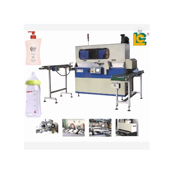 High-Quality fully automatic multi 2 colors cnc glass bottle printer UV screen printing machine / 2