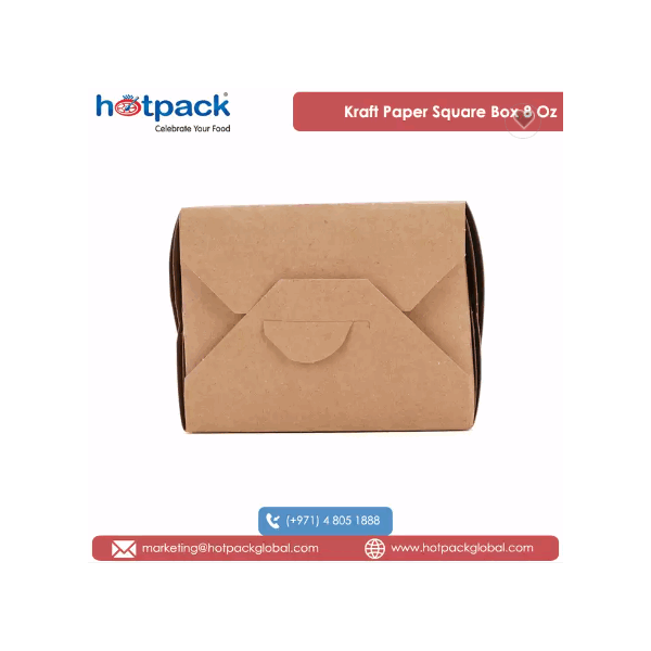 Global Supplier and Exporter of 300 GSM Thickness Kraft Paper Square Box for Wholesale Buyers / 3