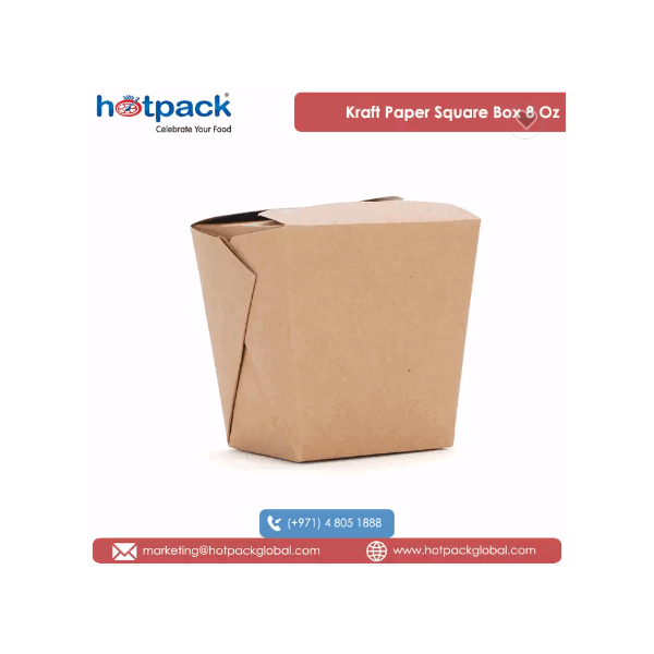 Global Supplier and Exporter of 300 GSM Thickness Kraft Paper Square Box for Wholesale Buyers / 4