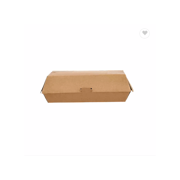 2022 Top Selling 100% Recyclable Takeaways Kraft Flute Material Made Compostable Paper Burger Boxes  / 2