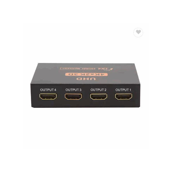 UHD 4K*2K 3D HDMI Splitter 1 In 4 Out Durable Hard Metal HDMI 1.4b HDMI Splitter For HDTV PS Xbox360 / 5