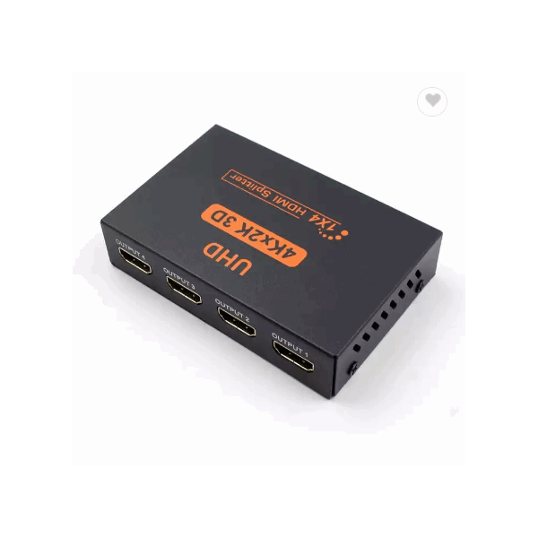 UHD 4K*2K 3D HDMI Splitter 1 In 4 Out Durable Hard Metal HDMI 1.4b HDMI Splitter For HDTV PS Xbox360 / 3