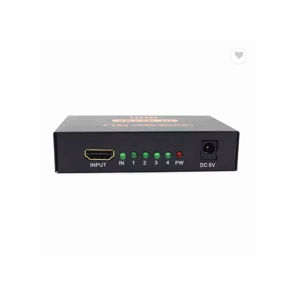 UHD 4K*2K 3D HDMI Splitter 1 In 4 Out Durable Hard Metal HDMI 1.4b HDMI Splitter For HDTV PS Xbox360 / 2