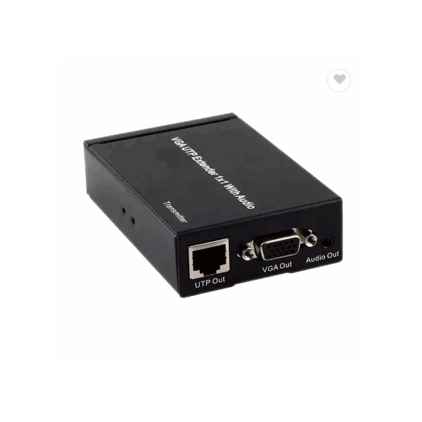 HD 1080p 300m VGA Utp Extender 1x1 with Audio converter up to 1000ft for HDTV Notebook / 2