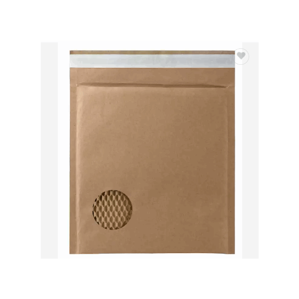 Quality Delivery Bags Can Be Customized Full Biodegradable Kraft Corrugated Paper Courier Bag Honeyc / 2