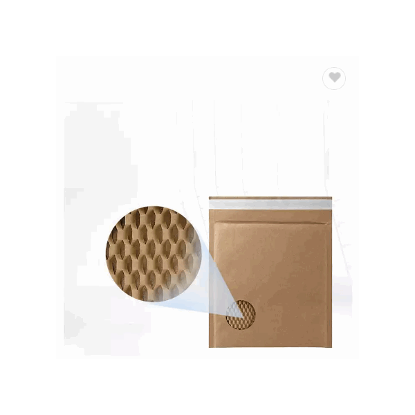 Quality Delivery Bags Can Be Customized Full Biodegradable Kraft Corrugated Paper Courier Bag Honeyc / 3