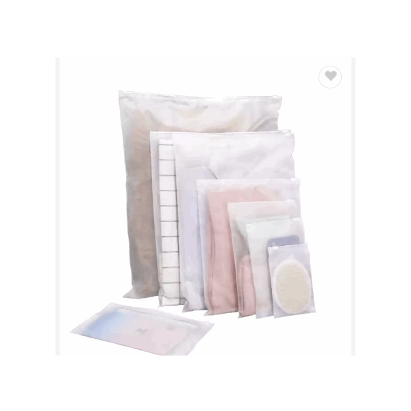 Custom Eco Friendly Frosted Clear Pe Zip Lock Bags Waterproof Clothing Packing Plastic Bag Jewelry Z / 1