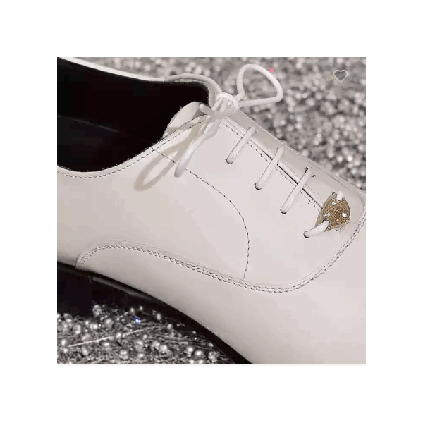 Elegant Shoes Made in Italy - Brogues Men Shoes White - Top Men Dress Shoes Italian Leather - Trendy / 5