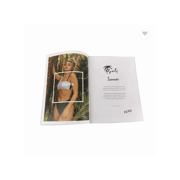 Customize OEM A4 Size Good Quality softcover book magazine printing / 2