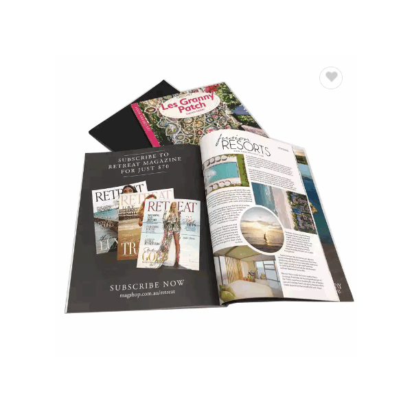 Customize OEM A4 Size Good Quality softcover book magazine printing / 5