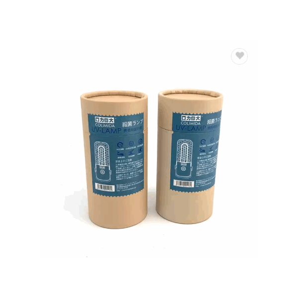 Custom Eco Friendly Cajas De Embalaje Green Paper Tubes Tea Box Bag Packaging Kraft Bath Tea Cylinde / 2