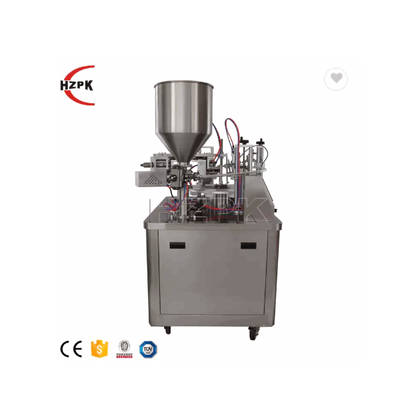 HZPK Semi-automatic plastic composite tube filling and sealing machine for Cosmetics, daily necessit / 4