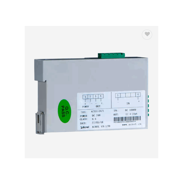 DC hall effect voltage sensor/transducer ACTDS-DV DIN-Rail photoelectric isolation input DC 100V-150 / 3