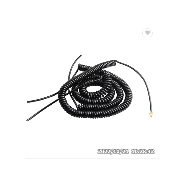 7 core high quality Flexible Spiral Coiled Wire Cable Telephone Spring Copper Bare Cooper Heating St / 5