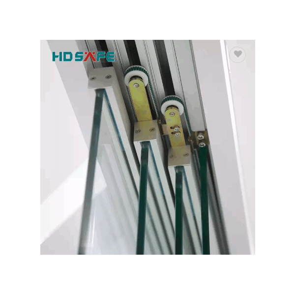 8-12mm Frameless Glass Interior Sliding Door House Hotel Project Office Room Partition Panoramic Sta / 1