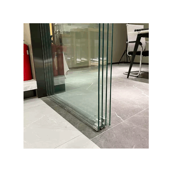 8-12mm Frameless Glass Interior Sliding Door House Hotel Project Office Room Partition Panoramic Sta / 4