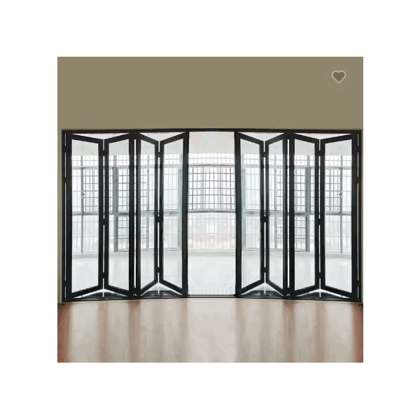 HDSAFE Aluminium Interior Bifold Doors Exterior Patio Glass Partition Door Balcony Large Insulating  / 2